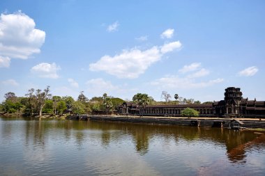 Kamboçya Angkor Wat tarihi sitedeki.