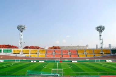 Kore Olympic Park futbol alanında.