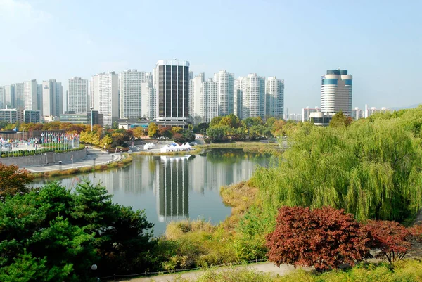 Parco Olimpico Paesaggio Corea — Foto Stock