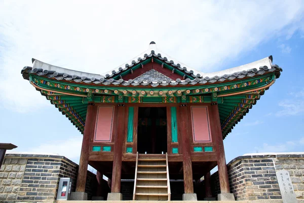 Forteresse Suwon Hwaseong Est Mur Forteresse Dynastie Joseon Site Patrimoine — Photo