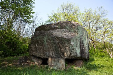 Dolmen in Gochang County, Kore.