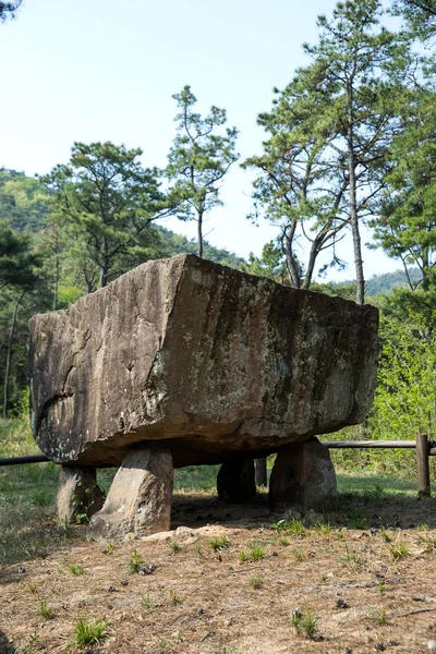 Dolmen Nella Contea Gochang Corea — Foto Stock