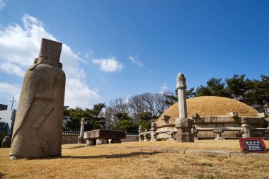 Seonjeongneung Royal Tombs Joseon Hanedanı Gangnam, Kore bulunan.                               