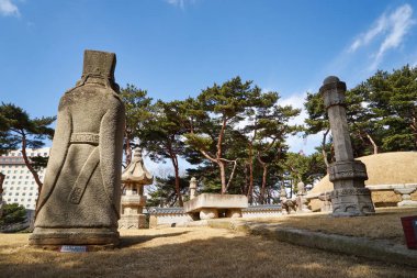 Seonjeongneung Royal Tombs Joseon Hanedanı Gangnam, Kore bulunan.                               