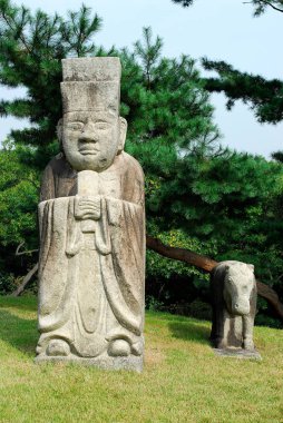 Taereung Kraliyet Mezarları Joseon Hanedanı Seul, Kore bulunan.