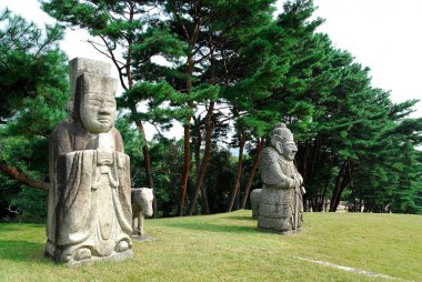 Taereung Kraliyet Mezarları Joseon Hanedanı Seul, Kore bulunan.