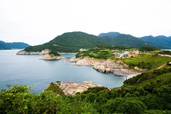 Geoje-si'deki Hallyeosudo Marine National Park, Güney Kore.