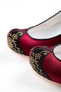 Ayakkabı. Kore geleneksel ayakkabılar.