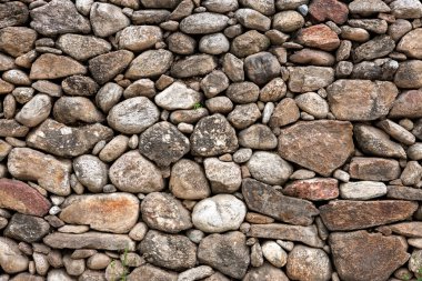 Geleneksel bir Kore taş duvarı..