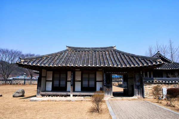 이곳은 한국의 김주진 장군의 발상지입니다 — 스톡 사진