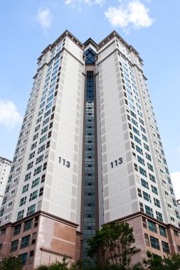 Seul'de yüksek katlı bir daire..