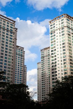 Seul'de yüksek katlı bir daire..