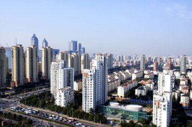 Gökdelen. Çin şehir manzarası Suzhou