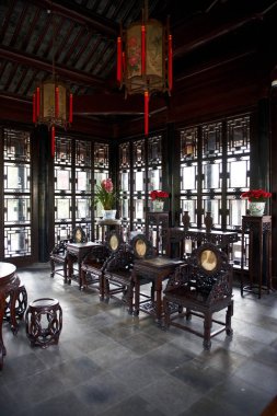 Humble Administrator's Garden Suzhou, Çin ünlü bir turistik olduğunu.