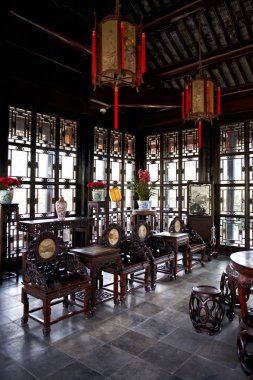 Humble Administrator's Garden Suzhou, Çin ünlü bir turistik olduğunu.