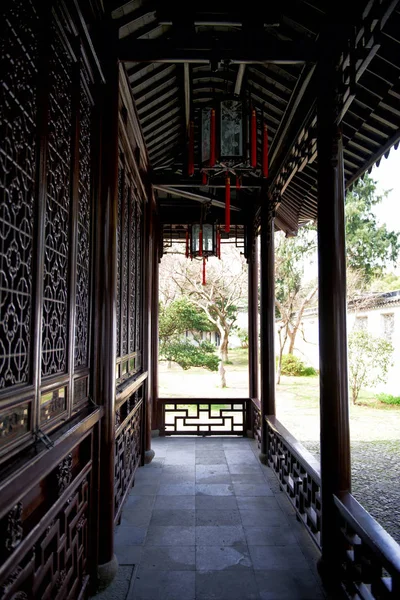 Der Garten Des Bescheidenen Verwalters Ist Eine Berühmte Touristenattraktion Suzhou — Stockfoto