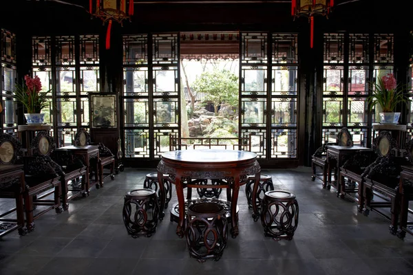 Jardín Del Administrador Humilde Una Famosa Atracción Turística Suzhou China — Foto de Stock