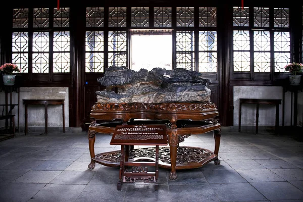 Der Garten Des Bescheidenen Verwalters Ist Eine Berühmte Touristenattraktion Suzhou — Stockfoto