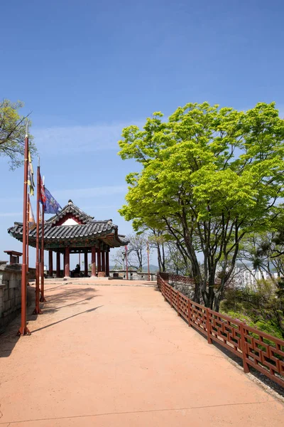 Fortaleza Jinjuseong Que Uma Famosa Atração Turística Coréia — Fotografia de Stock