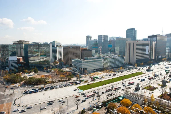 Questa Gwanghwamun Plaza Corea — Foto Stock