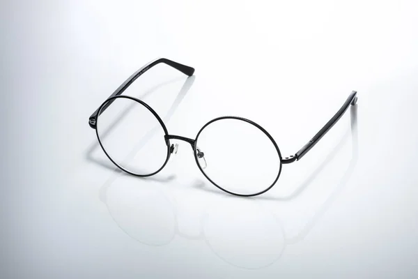 Szemüveg Fehér Háttér — Stock Fotó