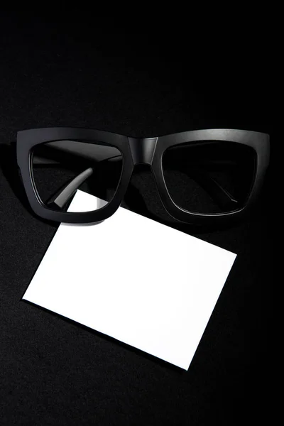 Image Black Glasses — Stock Photo, Image