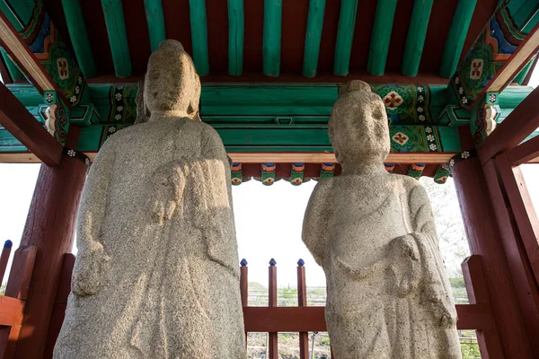 Jeongeup Bohwa Standing Stone Buddha Jeongeup Corea — Foto de Stock
