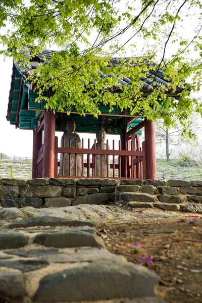 Jeongeup Bohwa Stehender Stein Buddha Jeongeup Korea — Stockfoto