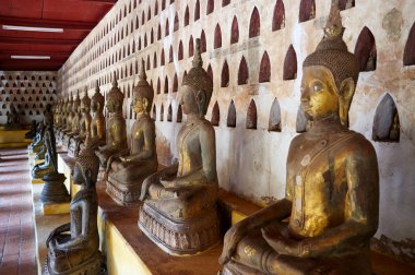 Wat Si Saket Içinde Vientiane, Laos.