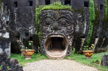 Wat Xieng Khuan, Vientiane, Laos'ta. (Buda Parkı)