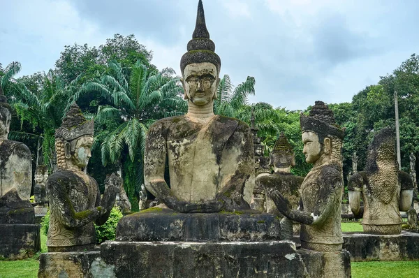 Wat Xieng Khuan Vientiane Laos Parc Bouddha — Photo