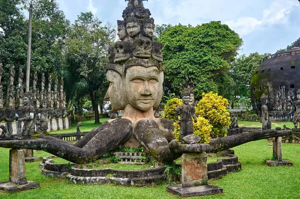 Wat Xieng Khuan Vientiane Laos Buddha Park — Foto Stock