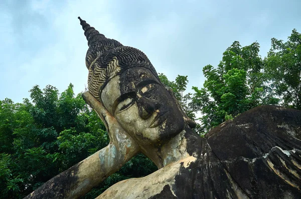 Wat Xieng Khuan Vientiane Laos Buda Parkı — Stok fotoğraf