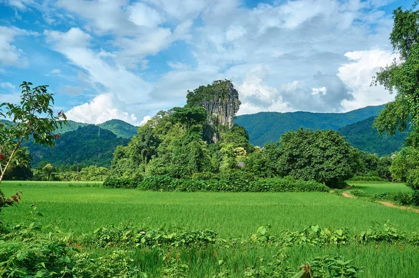 Różne Krajobrazy Wientian Laos — Zdjęcie stockowe