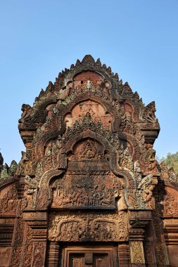 Kamboçya'da Banteay Srei harabeleri.