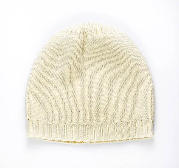 Gorro Fundo Branco — Fotografia de Stock