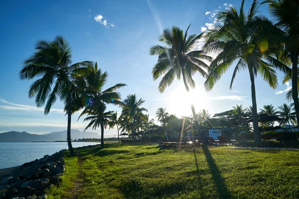 Sebuah Resor Pantai Fiji — Stok Foto