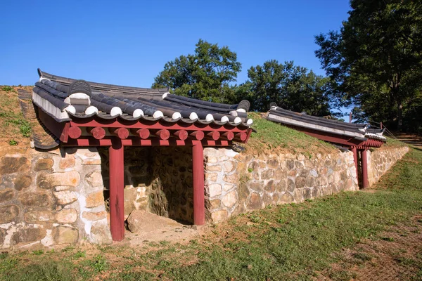 Deokjin Fortress is a military defense facility during the Joseon Dynasty.