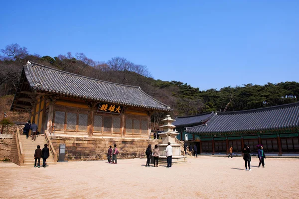 Templo Sudeoksa Templo Famoso Corea — Foto de Stock