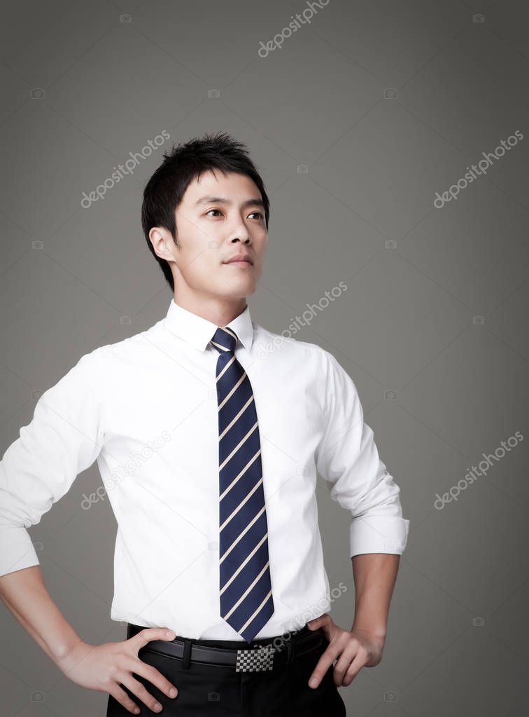 Businessman. Business image of a Korean man in his 30s.