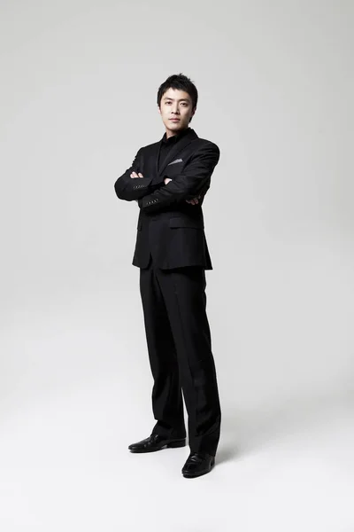 Empresario Imagen Comercial Hombre Coreano Unos Años — Foto de Stock
