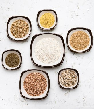 glutinous rice, darı, sorghum, darı, karabuğday, darı, kahverengi pirinç, adlay
