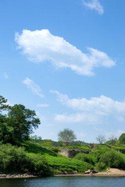 Kore 'de Imjingang Nehri manzarası.