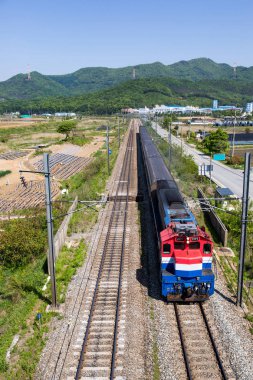 Güney Kore demiryolu.