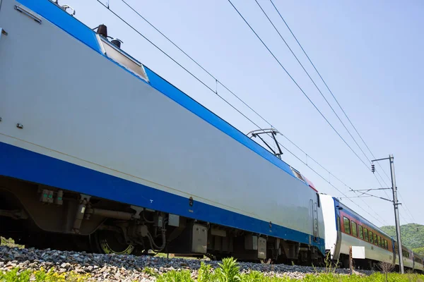 Spoorweg Zuid Korea — Stockfoto