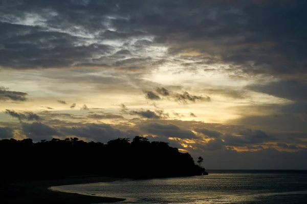 Hermosa Vista Mar Desde Fiji — Foto de Stock