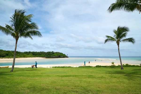 Fiji 'den güzel deniz manzarası.                                   