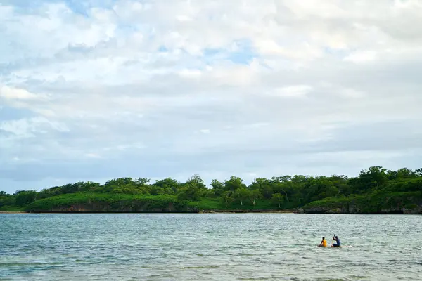 Hermosa Vista Mar Desde Fiji — Foto de Stock