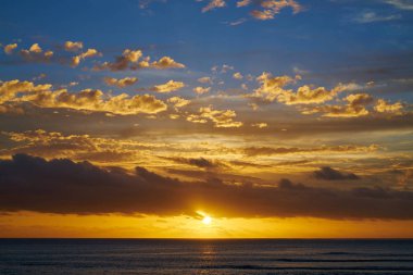  Fiji 'den güzel deniz manzarası.                                  
