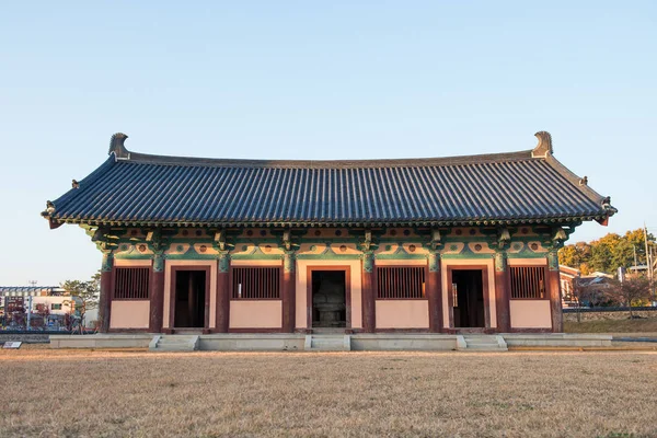 Jeongnimsa Temple Site is a famous historical site in Korea.